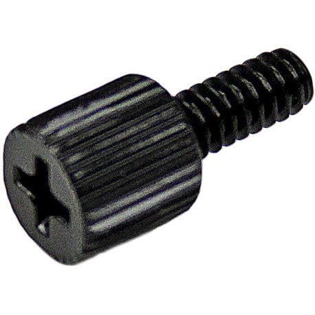 StarTech.com 6-32, 5/16in Long Black Metal Computer Case Thumbscrew &acirc&euro" Pkg of 50 - Metal Thumbscrews - PC Case Thumbsc