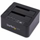 StarTech.com Standalone Hard Drive Duplicator, External Dual Bay HDD/SSD Cloner/Copier, USB 3.1 to SATA Drive Docking Station, D