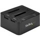 StarTech.com Dual-Bay USB 3.0 to SATA Hard Drive Docking Station, 2.5/3.5" SATA I/II/III, SSD/HDD Dock, USB Hard Drive Bay, Top-