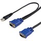 StarTech.com 2-in-1 - Video / USB cable - 4 pin USB Type A, HD-15 (M) - HD-15 (M) - 3.05 m - 10ft KVM Cable - USB KVM Cable - KV