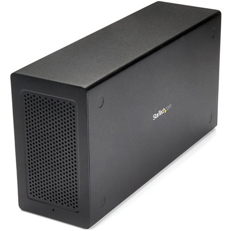 StarTech.com Thunderbolt 3 PCIe Expansion Chassis, External Enclosure Box with 1x PCI-Express Slot, 5K/4K Output Via TB3/DP Port