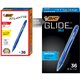 BIC Glide Bold - Bold Pen Point - 1.6 mm Pen Point Size - Refillable - Retractable - Blue - Blue Barrel - Tungsten Carbide Tip -