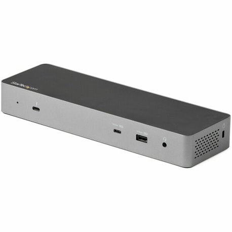 StarTech.com Thunderbolt 3 Dock w/USB-C Host Compatibility - Dual 4K 60Hz DP 1.4 or HDMI TB3/USB-C Docking Station - 1x 8K - 96W