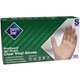 Safety Zone Powdered Clear Vinyl Gloves - Small Size - Clear - Powdered, Latex-free, Comfortable, Allergen-free, Silicone-free, 