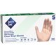 Safety Zone Powder Free Clear Vinyl Gloves - Small Size - Unisex - Clear - Latex-free, Comfortable, Allergen-free, Silicone-free