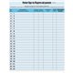 Tabbies Patient Sign-in Label Forms - Letter - 8.50" x 11" Sheet Size - Blue Sheet(s) - 125 / Pack