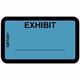 Tabbies Color-coded Legal Exhibit Labels - 1 5/8" Width x 1" Length - Blue - 252 / Pack