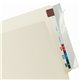 Tabbies Wrap Around Folder End Tabs - 2" Tab Height x 8" Tab Width - Clear Tab(s) - Wear Resistant, Tear Resistant - 100 / Pack