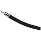 Tatco Velour Rope for Stanchion - Chrome Plated - 72" Black Rope - Black - 1 Each