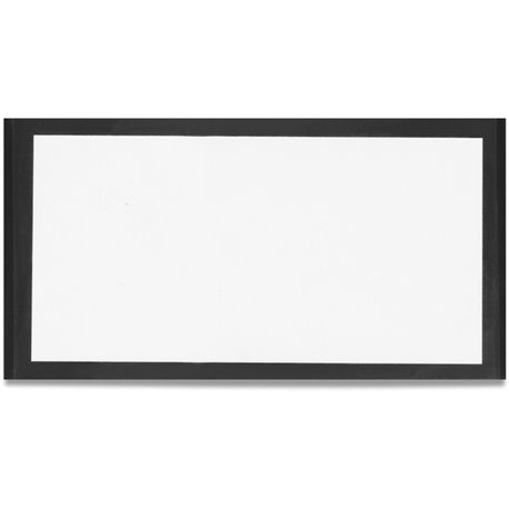 Tatco Label Inserts Magnetic Label Holders - Support 2" x 4" Media - 2.5" x 4.4" x - Vinyl - 10 / Pack - White