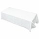 Tatco White Paper Rectangular Tablecovers - 108" Length x 54" Width - Paper - White - 20 / Carton