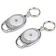 Tatco Reel Key Chain with Chrome Carabiner - 6 / Pack - Chrome