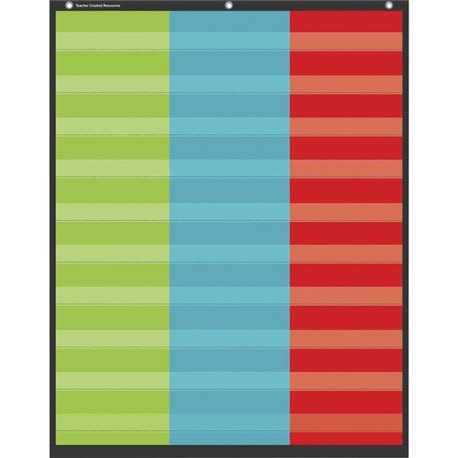 Teacher Created Resources 3 Column Pocket Chart - Theme/Subject: Learning - 1 Each