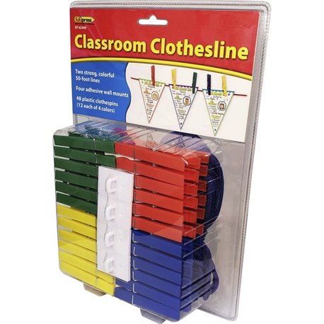 Teacher Created Resources Classroom Clothesline - Classroom, Display, Decoration - 2.30"Height x 7.70"Width x 10.80"Length - 1 /