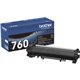 Brother Genuine TN-760 High Yield Toner Cartridge - Black - Laser - High Yield - 3000 Pages - 1 Each