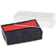 Trodat E4850L Replacement Ink Pad - 1 Each - Red, Blue Ink - Plastic