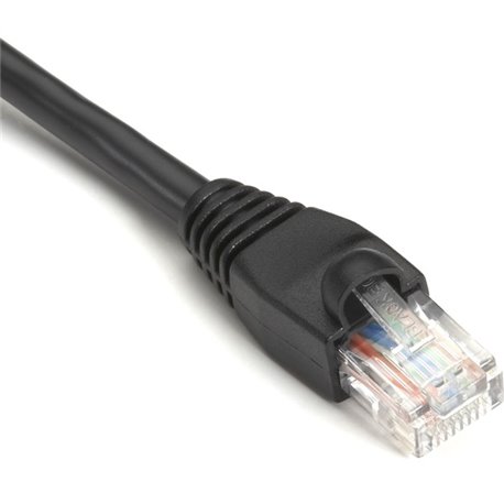 Black Box GigaBase Cat.5e UTP Patch Network Cable - 9" Category 5e Network Cable for Patch Panel, Wallplate, Network Device - Fi