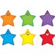 Trend Smiling Stars Accents - 36 x Smiley Star Shape - Precut - 5.50" Height - Assorted - 36 / Pack