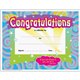 Trend Congratulations/Swirls Award Certificates - "Congratulations" - 8.5" x 11" - 30 / Pack