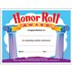 Trend Honor Roll Award Certificate - "Honor Roll Award" - 8.5" x 11" - Assorted - 30 / Pack