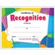 Trend Certificate of Recognition - "Certificate of Recognition" - 8.5" x 11" - 30 / Pack