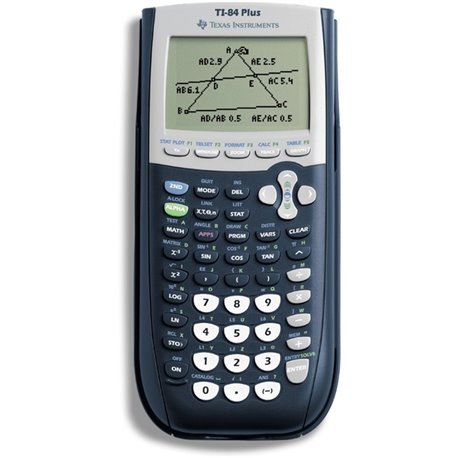 Texas Instruments TI-84 Plus Graphing Calculator - Clock, Date, Battery Backup - 24 KB, 480 KB - RAM, Flash - 8 Line(s) - 16 Dig