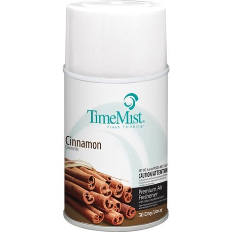 TimeMist Cinnamon Premium Air Freshener Spray - Aerosol - 5.3 fl oz (0.2 quart) - Cinnamon - 30 Day - 1 Each - Long Lasting, Odo