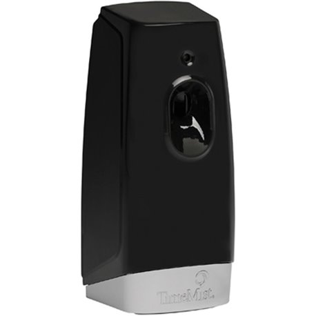 TimeMist Settings Air Freshener Dispenser - 0.13 Hour, 0.25 Hour, 0.50 Hour - 30 Day Refill Life - 2 x AA Battery - 1 Each - Bla