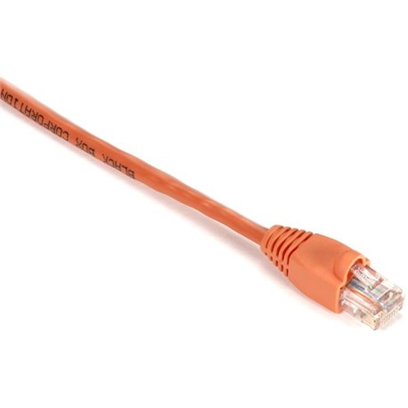 Black Box Gigabase Cat. 5E UTP Patch Cable - RJ-45 Male - RJ-45 Male - 1ft - Orange