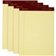 TOPS Gold Fibre Premium Rule Writing Pads - Letter - 50 Sheets - Watermark - Stapled/Glued - 0.34" Ruled - 20 lb Basis Weight - 