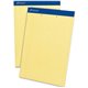 Ampad Writing Pad - 50 Sheets - Stapled - 0.34" Ruled - 15 lb Basis Weight - Letter - 8 1/2" x 11"8.5" x 11.8" - Canary Yellow P