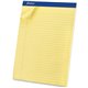 Ampad Basic Perforated Writing Pads - Legal - 50 Sheets - Stapled - 0.34" Ruled - 15 lb Basis Weight - Legal - 8 1/2" x 11 1/2"8