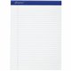 Ampad Perforated Ruled Pads - Letter - 50 Sheets - Stapled - 0.34" Ruled - 20 lb Basis Weight - Letter - 8 1/2" x 11"8.5" x 11.8