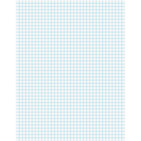 Ampad Graph Pad - 50 Sheets - Both Side Ruling Surface - 15 lb Basis Weight - Letter - 8 1/2" x 11" - White Paper - Pressboard C