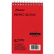 Ampad Topbound Memo Notebook - 50 Sheets - Wire Bound - 3" x 5" - White Paper - AssortedPressboard Cover - Mediumweight, Rigid -