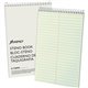 Ampad Kraft Cover Steno Book - 60 Sheets - Wire Bound - Front Ruling Surface - 0.34" Ruled - Gregg Ruled Margin - 15 lb Basis We