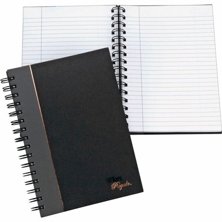 TOPS Sophisticated Business Executive Notebooks - 96 Sheets - Wire Bound - 20 lb Basis Weight - 5 7/8" x 8 1/4" - White Paper - 