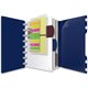 TOPS Versa Crossover Ruled Spiral Notebook - 60 Sheets - Spiral - 24 lb Basis Weight - 6" x 9" - NavyPoly Cover - Repositionable