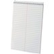 Ampad Gregg-ruled White Steno Book - 80 Sheets - Wire Bound - Ruled Margin - 15 lb Basis Weight - 6" x 9" - White Paper - Chipbo