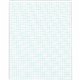 TOPS Graph Pad - 50 Sheets - Both Side Ruling Surface - Ruled Blue Margin - 20 lb Basis Weight - Letter - 8 1/2" x 11" - White P