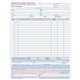 TOPS Bill-of-Lading Snap off 4-part Form Sets - 4 PartCarbonless Copy - 11.44" x 8.50" Sheet Size - White Sheet(s) - Light Blue,