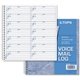 TOPS Voice Message Log Book - 50 Sheet(s) - 24 lb - Spiral Bound - 8.50" x 8.25" Sheet Size - White - Blue Print Color - 1 Each