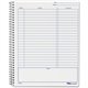 TOPS Noteworks Project Planner - 6 3/4" x 8 1/2" White Sheet - Wire Bound - Poly, Plastic, Chipboard - Metallic Gold CoverPerfor