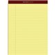 TOPS Docket Gold Legal Pads - Letter - 50 Sheets - Double Stitched - 0.34" Ruled - 20 lb Basis Weight - Letter - 8 1/2" x 11" - 