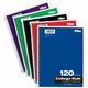 TOPS 3 - subject College Ruled Notebook - Letter - 120 Sheets - Wire Bound - Letter - 8 1/2" x 11" - 0.25" x 8.5" x 11" - Assort