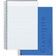 TOPS Classified Business Notebooks - 100 Sheets - 20 lb Basis Weight - 5 1/2" x 8 1/2" - Indigo Paper - IndigoPlastic Cover - He