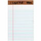 TOPS The Legal Pad Writing Pad - 50 Sheets - Double Stitched - 0.28" Ruled - 16 lb Basis Weight - Jr.Legal - 5" x 8" - White Pap