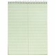 TOPS Green Tint Steno Books - 60 Sheets - Wire Bound - Ruled Margin - 6" x 9" - Green Paper - Hardboard Cover - WireLock - 12 / 