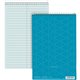 TOPS Prism Steno Books - 80 Sheets - Wire Bound - Gregg Ruled Margin - 6" x 9" - Blue Paper - Perforated, Stiff-back, WireLock -