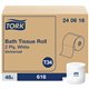 Tork Universal Bath Tissue Roll - 2 Ply - 3.75" x 205.33 ft - 616 Sheets/Roll - 5" Roll Diameter - White - Fiber - Embossed, Sof